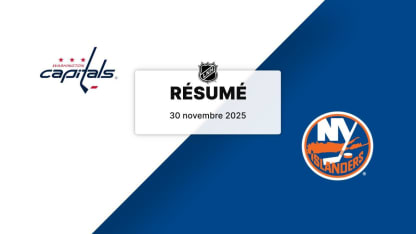 WSH vs NYI | Résumé | 30/11/25