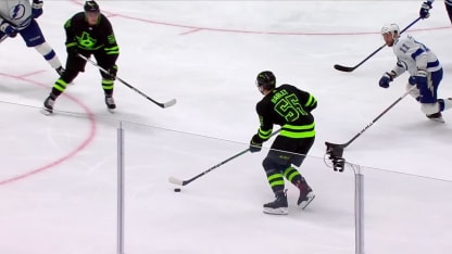 TBL@DAL: Harley scores goal against Jonas Johansson