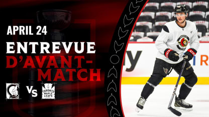 Shane Pinto entrevue d'avant-match contre TOR