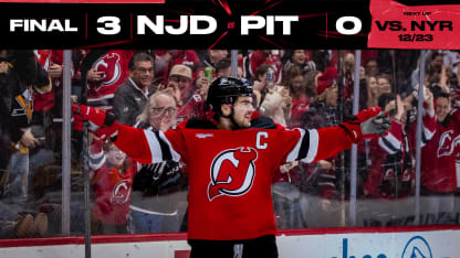 DEVILS VS PENGUINS 12/21/24 GAME STORY