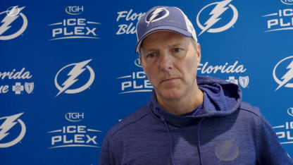 Jon Cooper | Pregame at Carolina Hurricanes