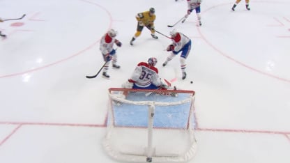 MTL@VGK : Montembeault fait deux arrêts consécutifs