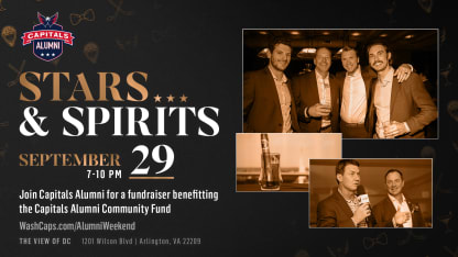 Capitals to Host Alumni Weekend, Featuring Stars & Spirits Event, Sept. 28-30