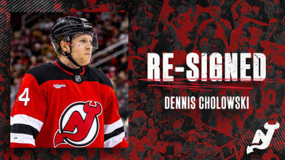 Cholowski Re-Signs with Devils | RELEASE 7.1.25