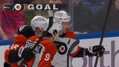 PHI@BUF: Konecny scores goal against Alex Lyon