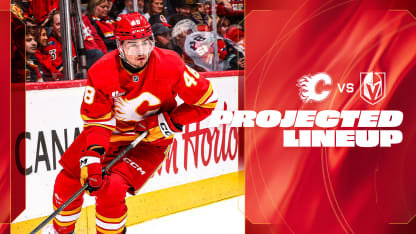 Projected Lineup - Flames vs. Golden Knights - 20.12.25