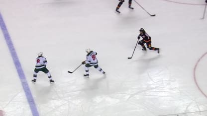 MIN@CGY: Trenin scores goal against Dustin Wolf