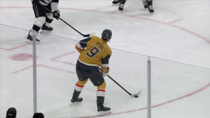 LAK@VGK: Hertl marca un gol contra David Rittich