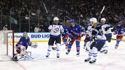 Winnipeg Jets New York Rangers game recap November 12