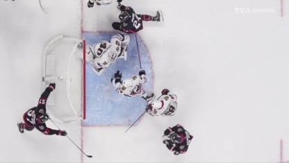 Dylan Cozens with a Goal vs. les Blackhawks de Chicago