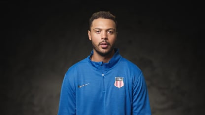 Jones - USA Hockey Olympic Orientation Camp Interview