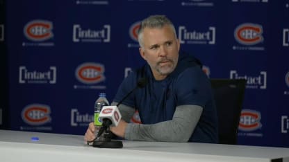 Avant-match c. DET : St-Louis