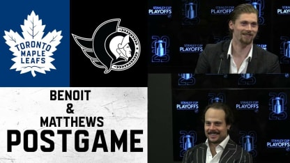 Auston Matthews & Simon Benoit | Post Game