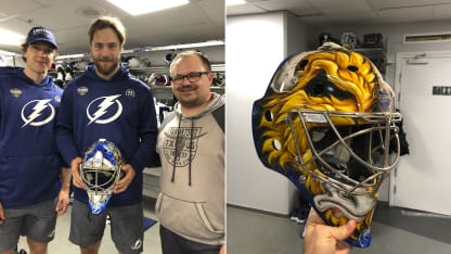 Lightning, Sabres Global Series masks