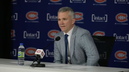 Après-match c. PIT : St-Louis