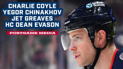 Blue Jackets vs. Golden Knights | Postgame Media