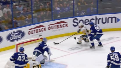PIT@TBL: Rakell scores goal against Andrei Vasilevskiy
