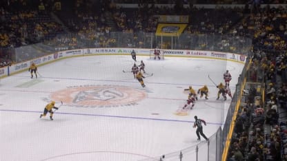 Sebastian Aho with a Goal vs. les Predators de Nashville