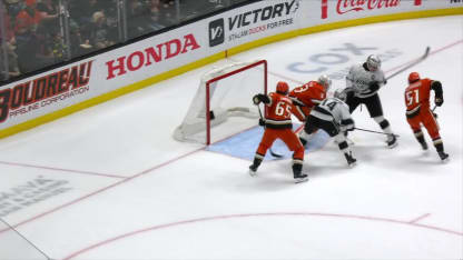 LAK@ANA: Laferriere scores goal against Ville Husso