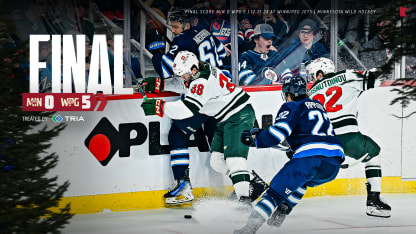 Minnesota Wild Winnipeg Jets game recap December 21