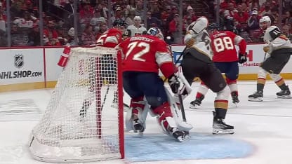 VGK@FLA: Kolesar scores goal against Sergei Bobrovsky