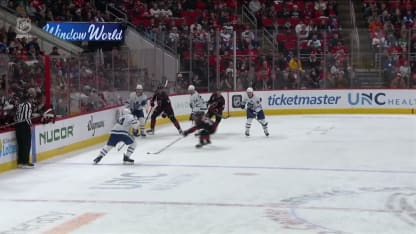 TOR@CAR: Jarvis scores empty-net goal