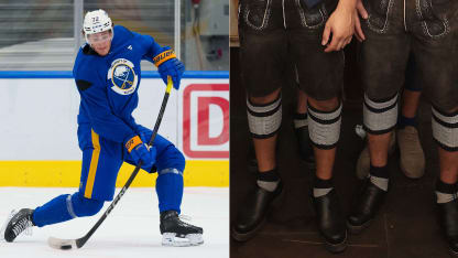 Buffalo Sabres gehen in Lederhosen aufs Oktoberfest