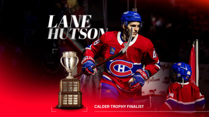 Lane Hutson named a finalist for the Calder Memorial Trophy