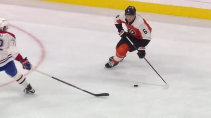 MTL@PHI: Sanheim scores goal against Cayden Primeau