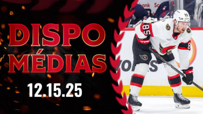 Jake Sanderson dispo média après le match contre WPG