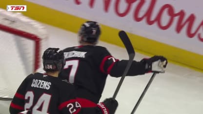 Tkachuk nets Batherson's feed for PPG