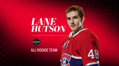 Hutson named to 2024-25 NHL All-Rookie Team