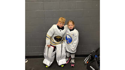 Caleb and Mia Malaney off ice