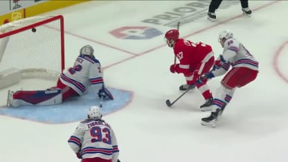 NYR@DET: Compher scores goal against Jonathan Quick