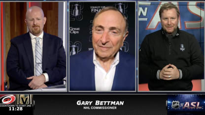 Bettman joins NHL in ASL