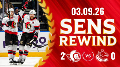 Reimer's Shutout Puts a Bow on the Sens Road Trip