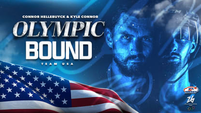 RELEASE: Connor and Hellebuyck named to U.S. Men’s Ice Hockey roster for the 2026 Olympic Winter Games