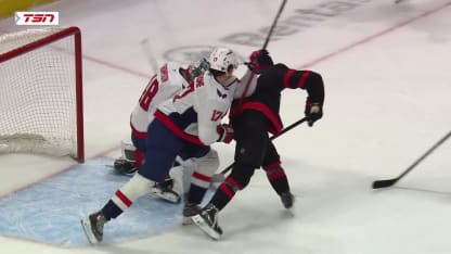 Ridly Greig with a Goal vs. Washington Capitals