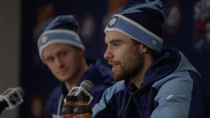 Hagel, Guentzel speak to the media