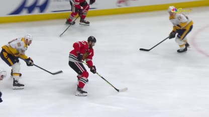 NSH@CHI: Foligno scores goal against Juuse Saros