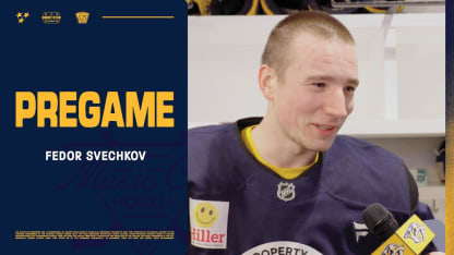 Pregame: Fedor Svechkov