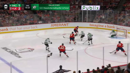 FLA vs. DAL: Verhaeghe one-times on the rush
