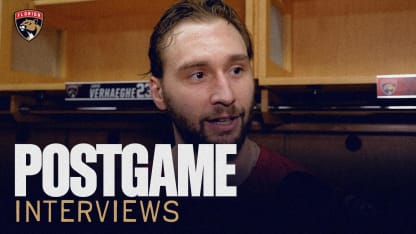 FLA vs. NYI: Uvis Balinskis - Postgame