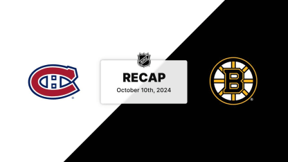 Canadiens at Bruins 10.10.24