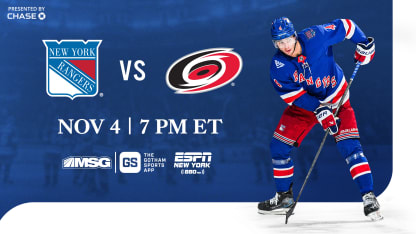 Rangers vs. Hurricanes: Pregame Notes | 11.04.25