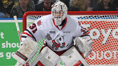 Carolina prospect scores in ECHL game