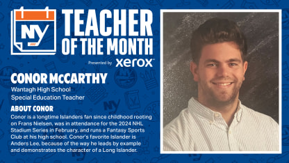 Islanders Teacher of the Month: Conor McCarthy