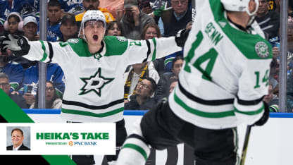 Heika's Take: Stars roll in battle of West’s best, defeat Canucks to hit six straight wins