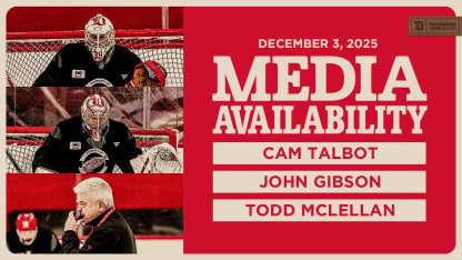 Cam Talbot, John Gibson, Todd McLellan Practice Media