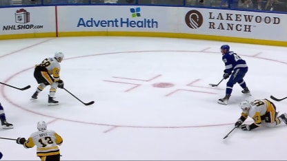 PIT@TBL: Kucherov scores goal against Tristan Jarry